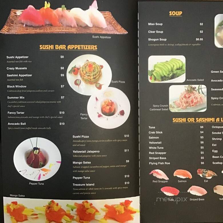 Shogun Japanese Restaurant - Frostburg, MD menu_pic