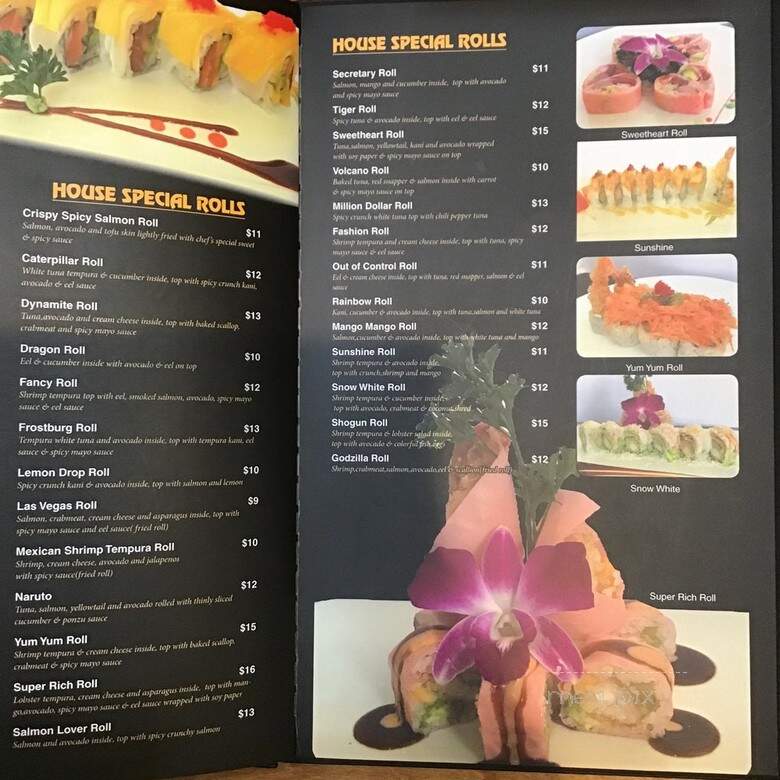 Shogun Japanese Restaurant - Frostburg, MD menu_pic