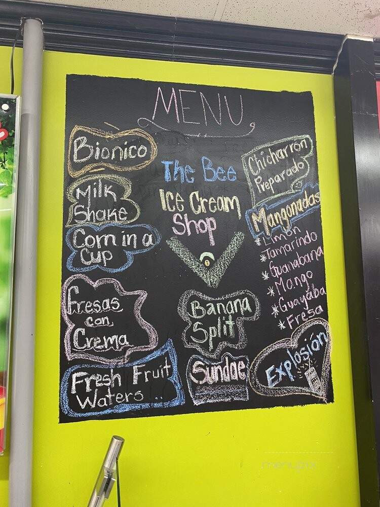 The Bee Ice Cream Shop - Nashville, TN menu_pic