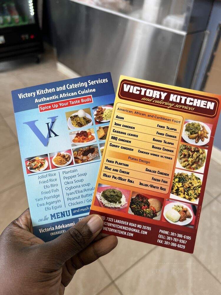 Victory Kitchen - Hyattsville, MD menu_pic