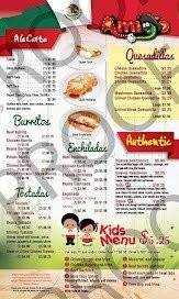 Amigo Mexican Restaurant - Johnston, IA menu_pic