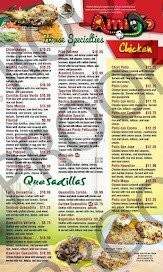 Amigo Mexican Restaurant - Johnston, IA menu_pic