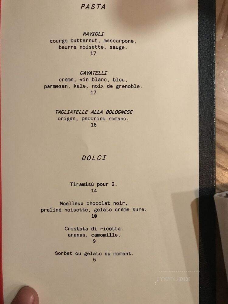 Battuto - Ville de Quebec, QC menu_pic