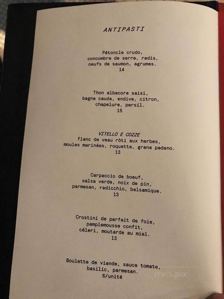 Battuto - Ville de Quebec, QC menu_pic