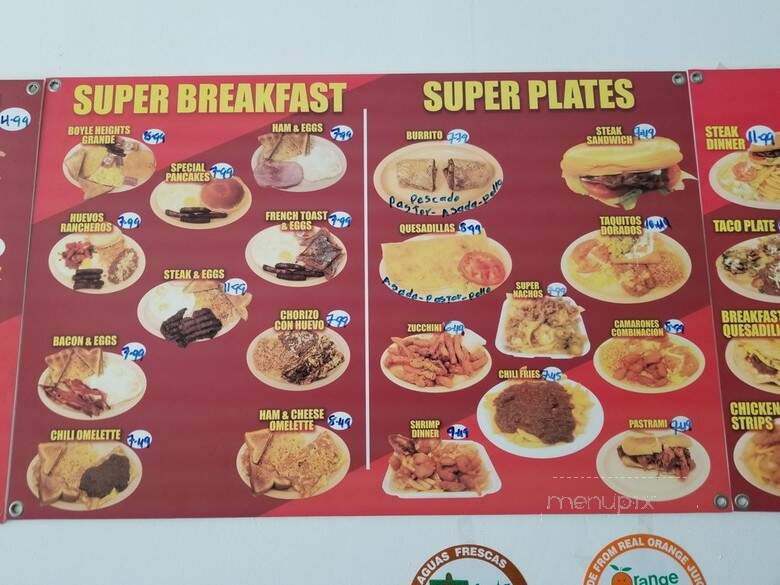 Boyle Heights Super Burgers - Hazard, CA menu_pic
