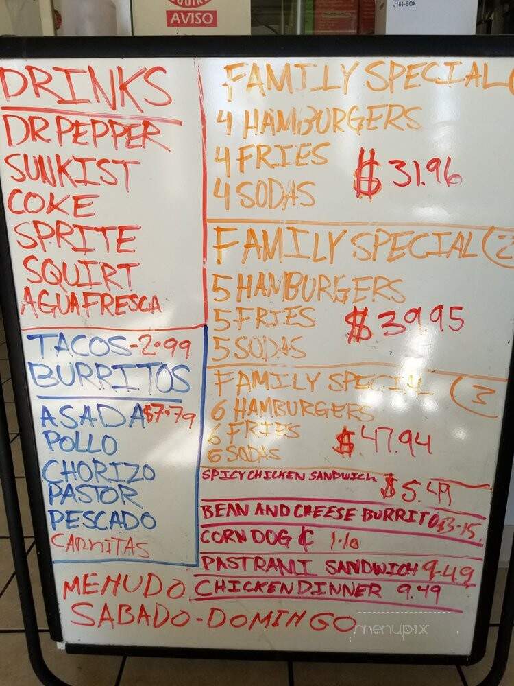 Boyle Heights Super Burgers - Hazard, CA menu_pic