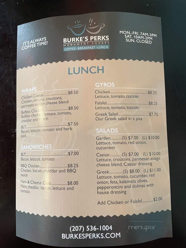 Burke's Perks - Portland, ME