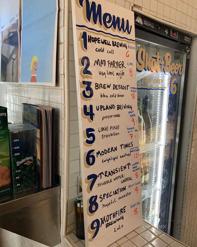 Collect - Detroit, MI menu_pic