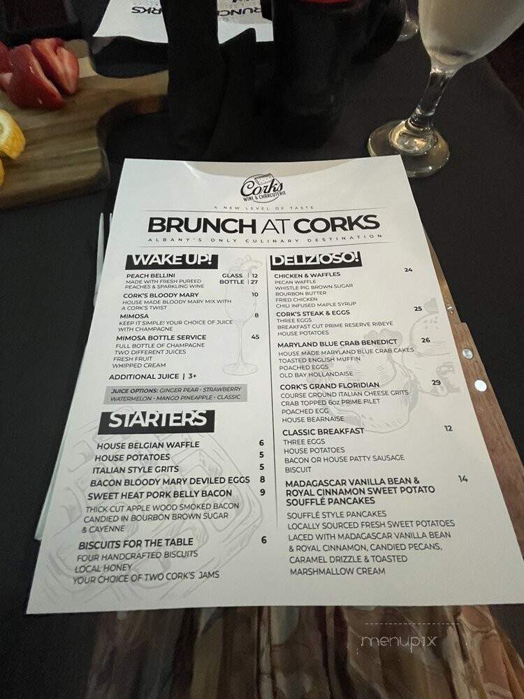 Corks Wine & Charcuterie - Albany, GA menu_pic