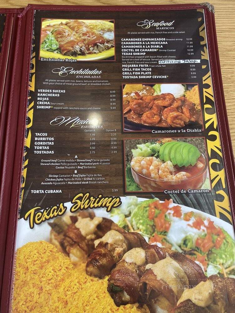 El Charro - Cameron, TX menu_pic