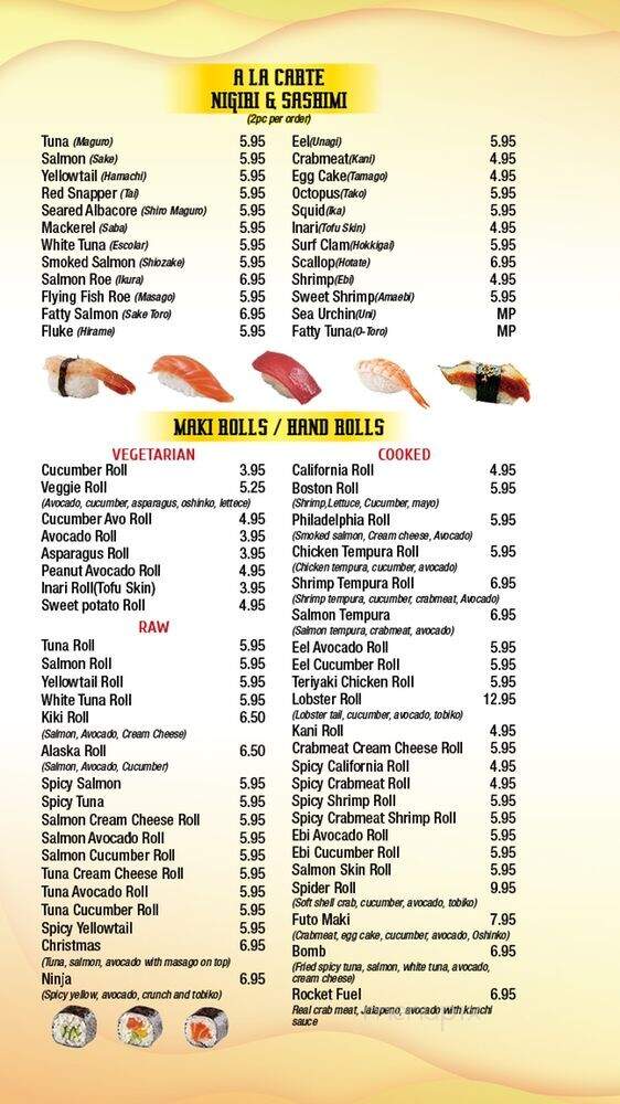 Foody Asian Bistro - Mount Laurel Township, NJ menu_pic
