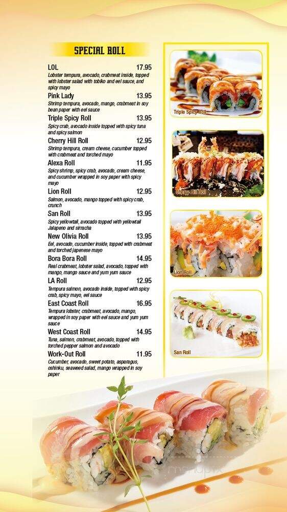 Foody Asian Bistro - Mount Laurel Township, NJ menu_pic