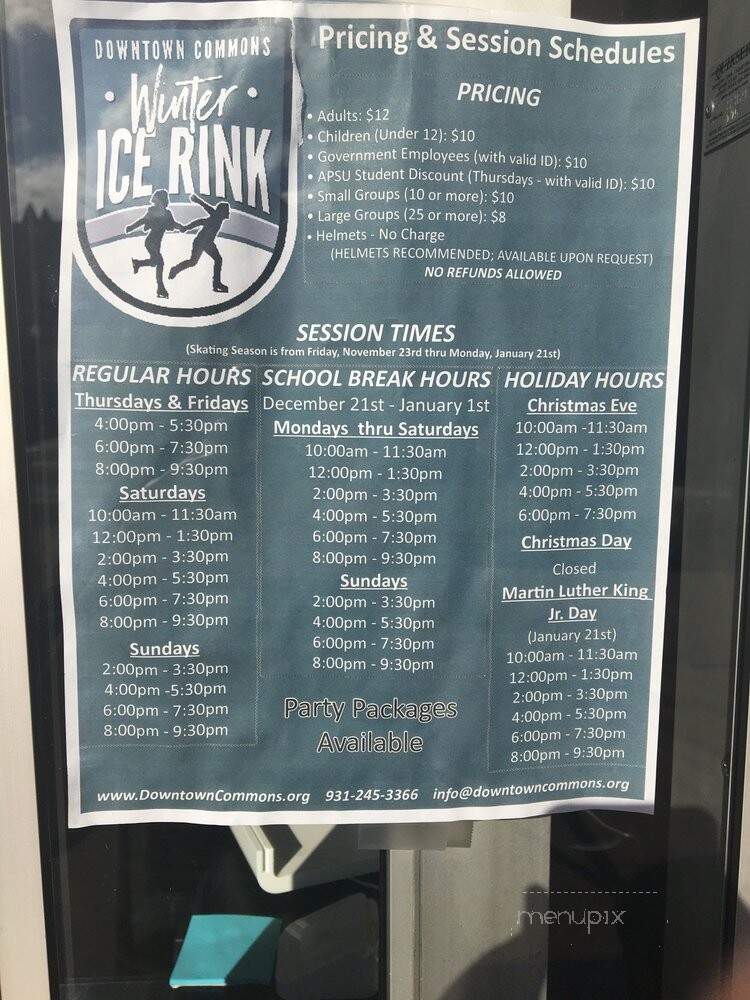Golly G's - Clarksville, TN menu_pic