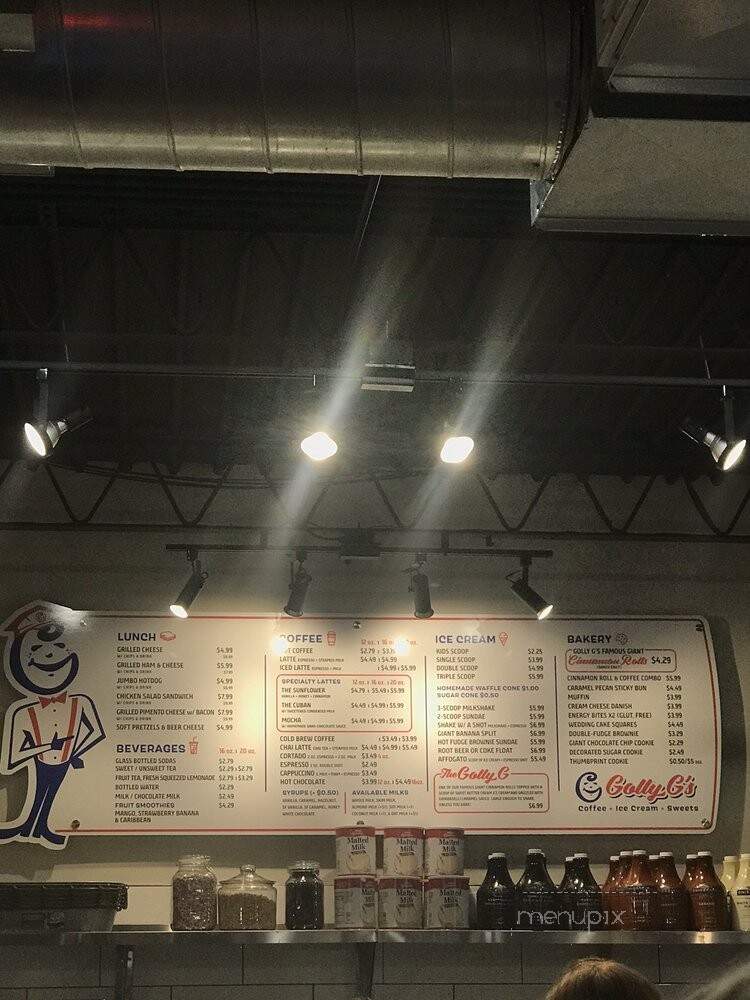 Golly G's - Greenbrier, TN menu_pic