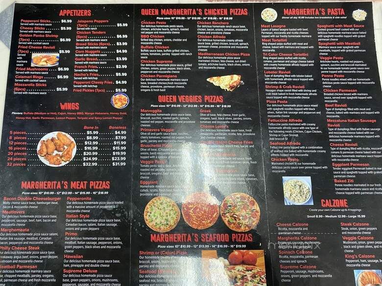 Margherita Pizza - Nashville, TN menu_pic