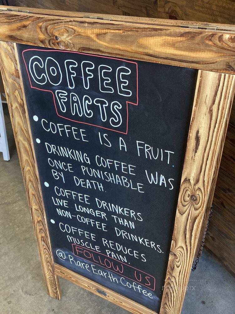 Rare Earth Roastery - Clovis, CA menu_pic