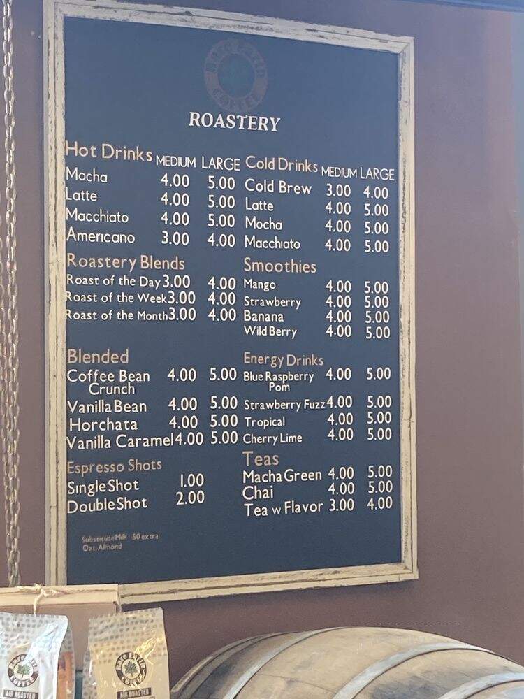 Rare Earth Roastery - Clovis, CA menu_pic