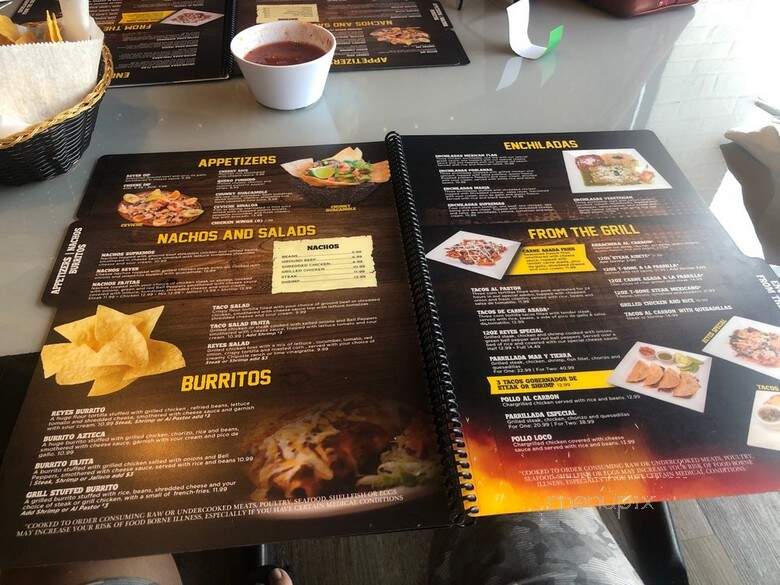 Reyes Mexican Grill & Mariscos - Nashville, TN menu_pic