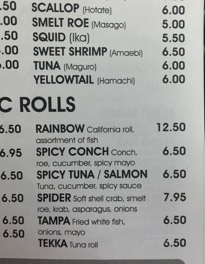Sawatdee Thai & Sushi - Pinellas Park, FL menu_pic