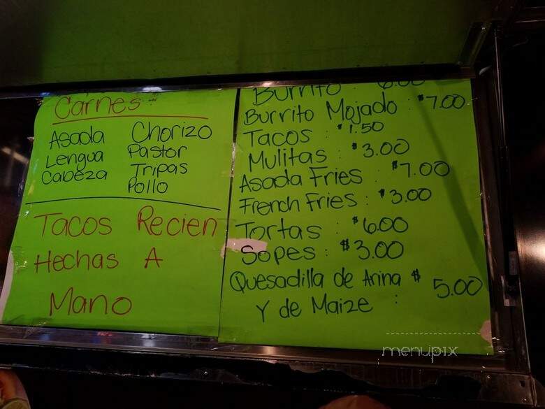 Tacos El Pueblo - Los Angeles, CA menu_pic