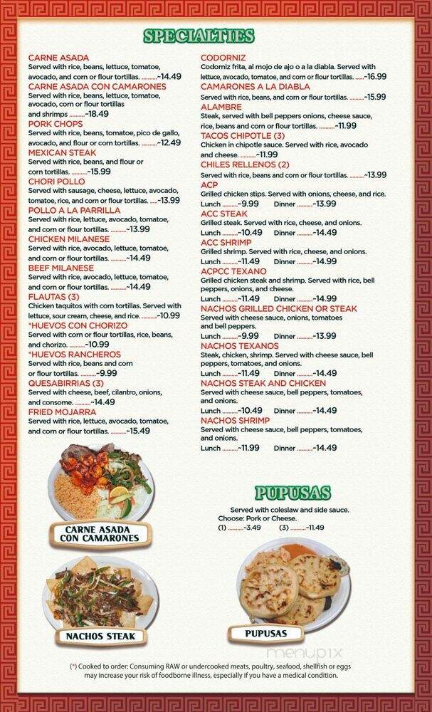 Taqueria El Gallito - High Point, NC menu_pic