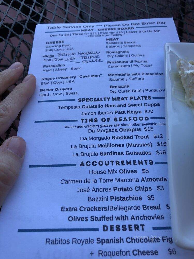 The Independent Caveau NOLA - New Orleans, LA menu_pic