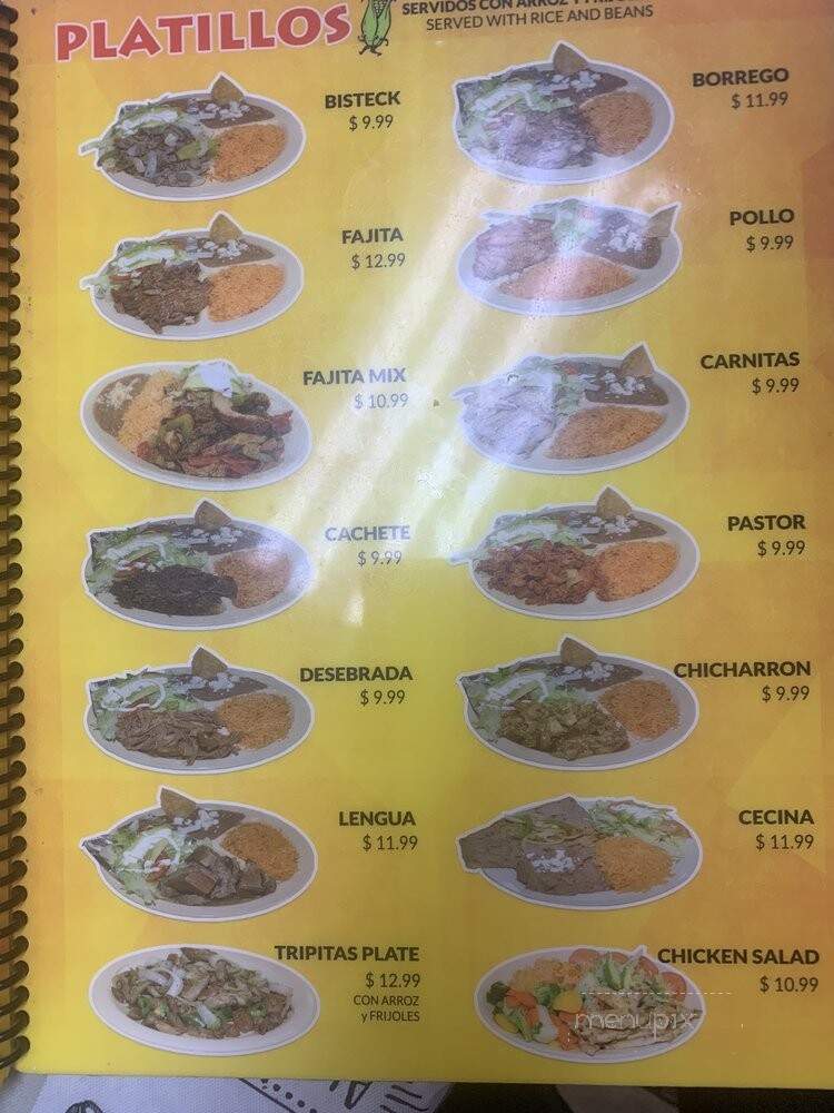 Tortilleria La Super Sabrosa - Fort Worth, TX menu_pic