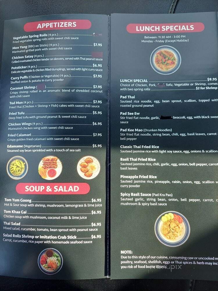 Bangkok Station NJ - Maywood, NJ menu_pic