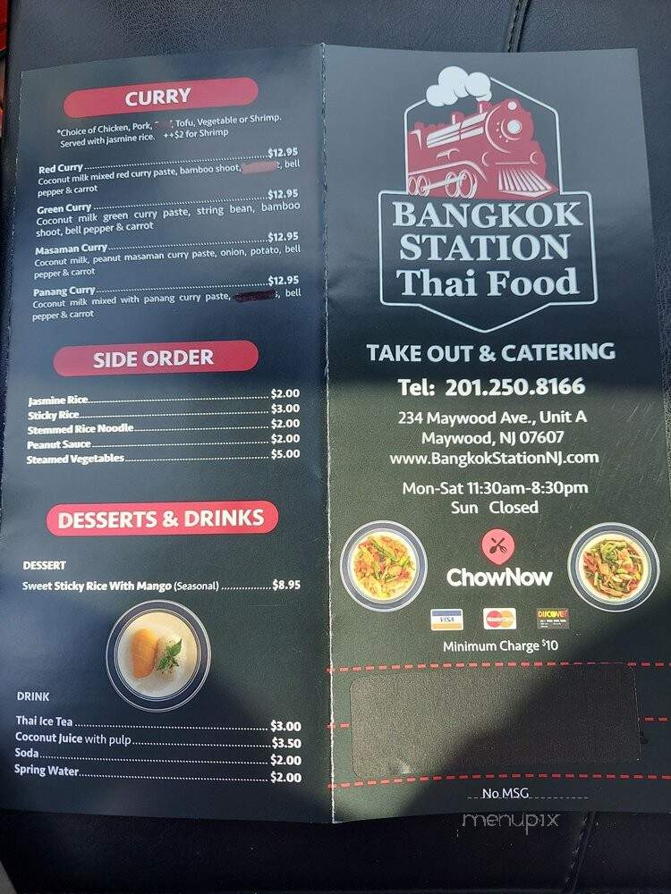 Bangkok Station NJ - Maywood, NJ menu_pic