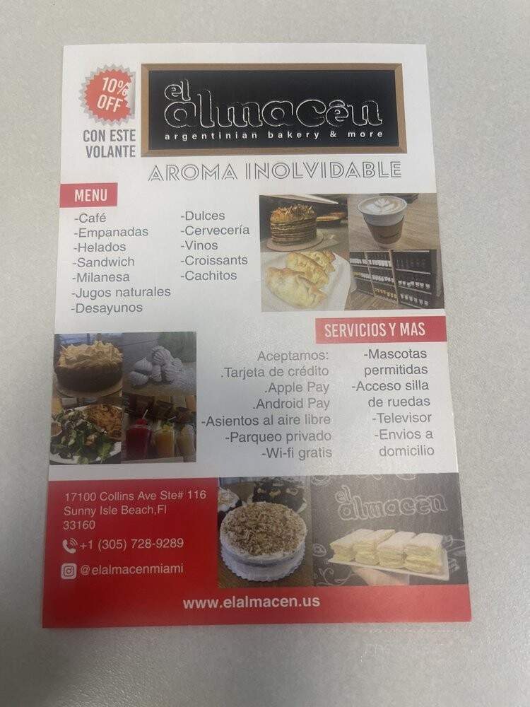 El Almacen - Sunny Isles Beach, FL menu_pic