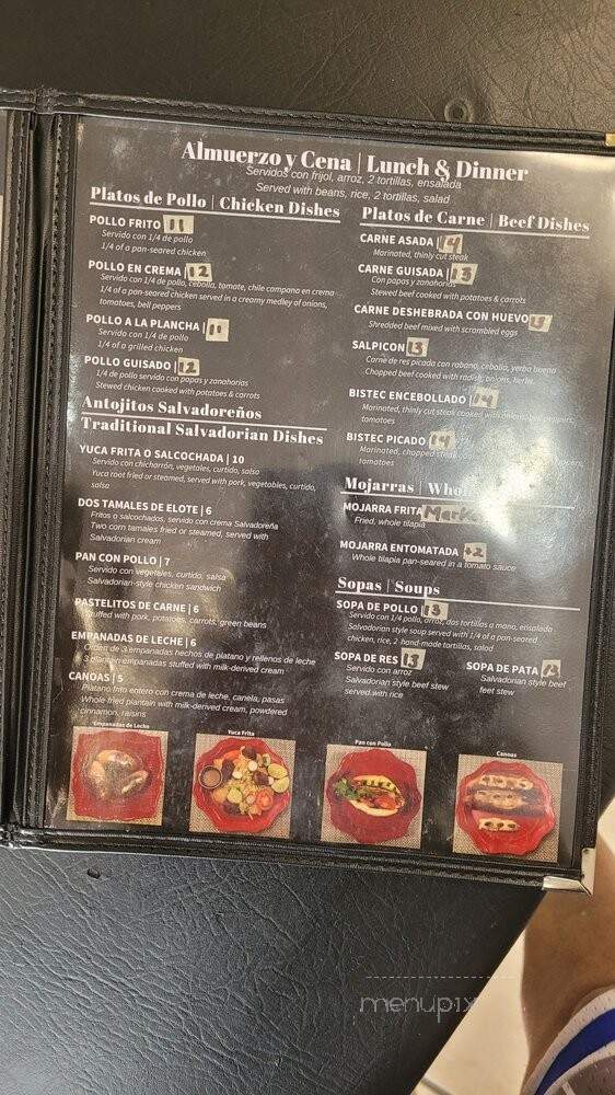 Gonzalez Pupuseria y Restaurante - Jackson, TN menu_pic