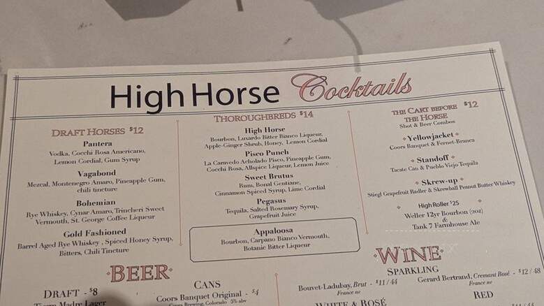 High Horse - San Francisco, CA