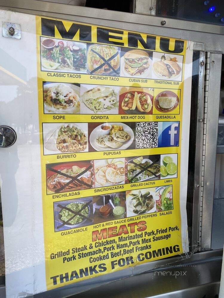 Lobos Tacos Y Pupusas - Raleigh, NC menu_pic