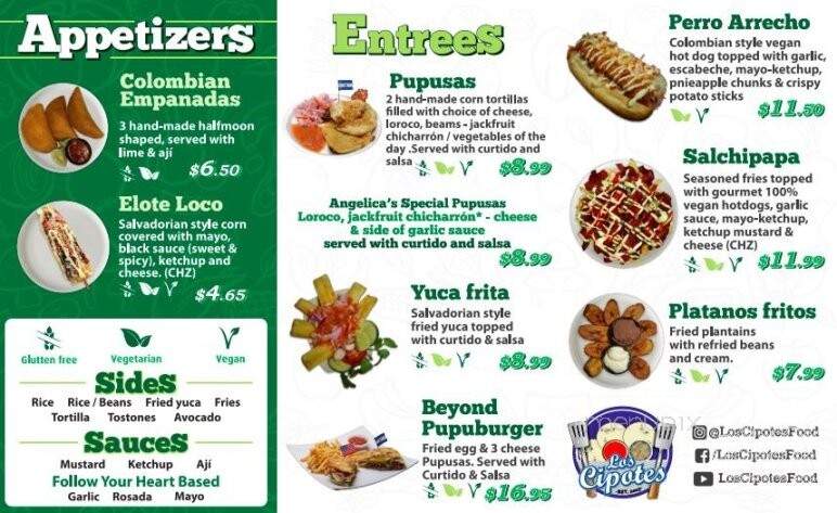 Los Cipotes Food Truck - Kissimmee, FL menu_pic