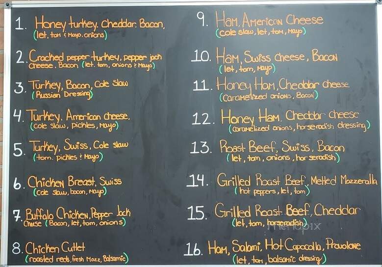 Mazzarella's Deli - Holmes, NY menu_pic