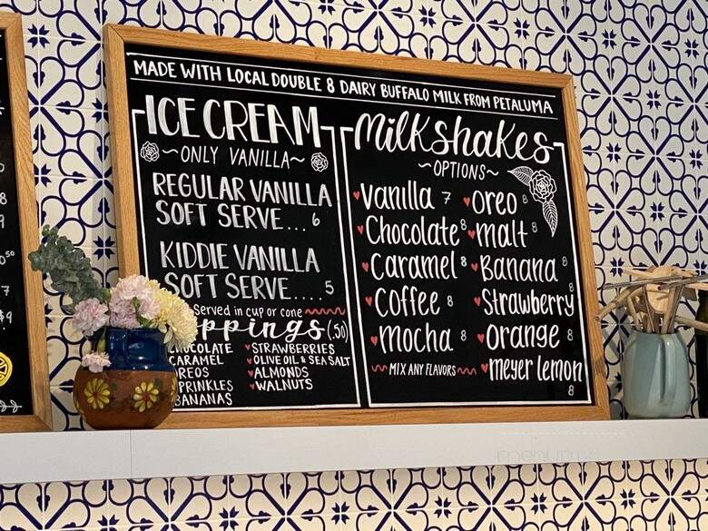 Millie's Crepe et Creme - Mill Valley, CA menu_pic