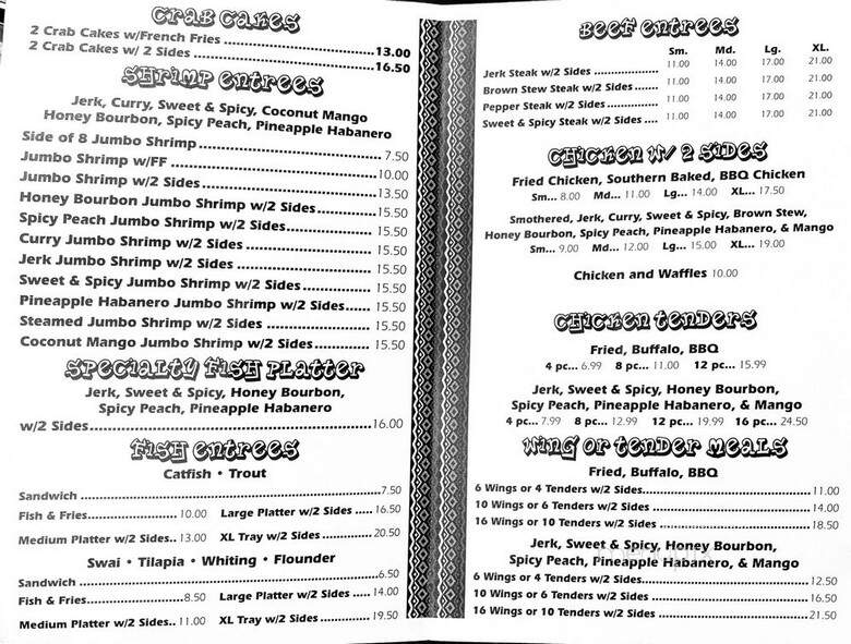 Momma G's Soul Food and Jamaican Restaurant - Dover, DE menu_pic
