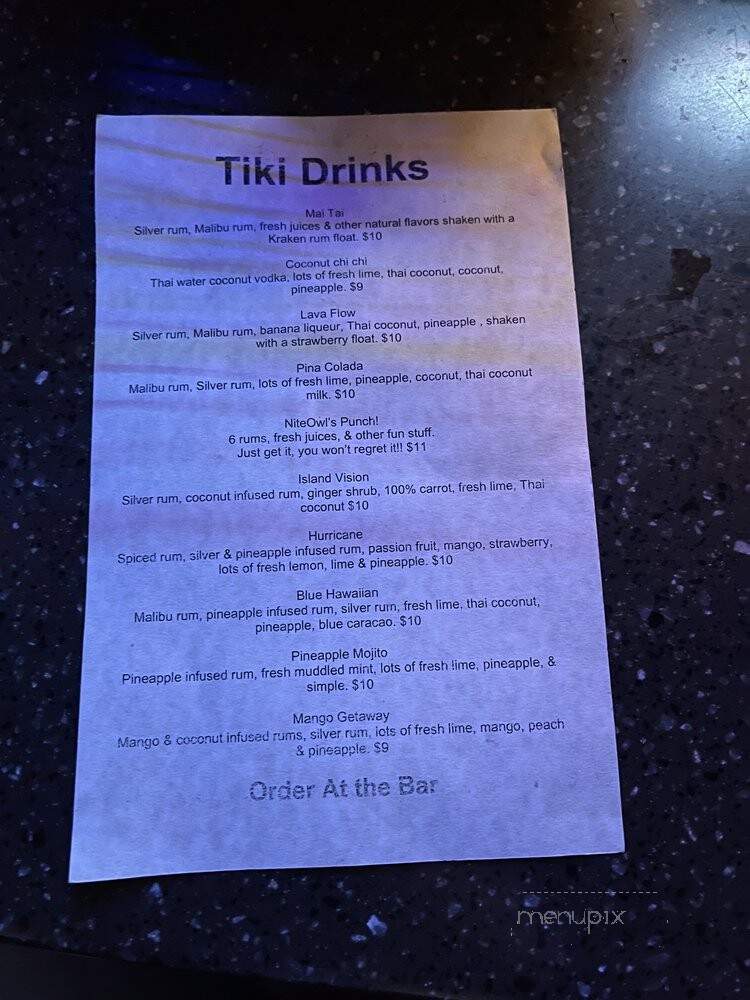 NiteOwl Bar - Klamath Falls, OR menu_pic
