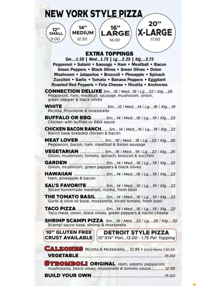 Pizza Connection - North Fort Myers, FL menu_pic