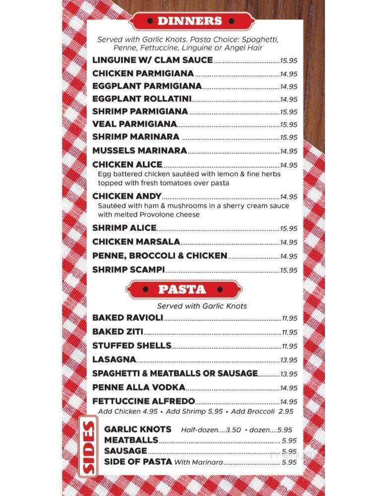 Pizza Connection - North Fort Myers, FL menu_pic