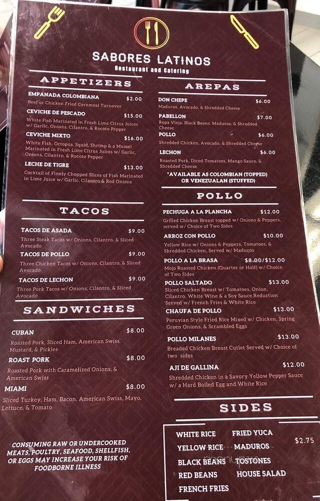 Sabores Latinos Restaurant - Ocala, FL