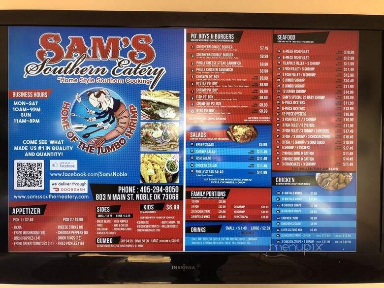 Sam's Southern Eatery - Noble, OK
