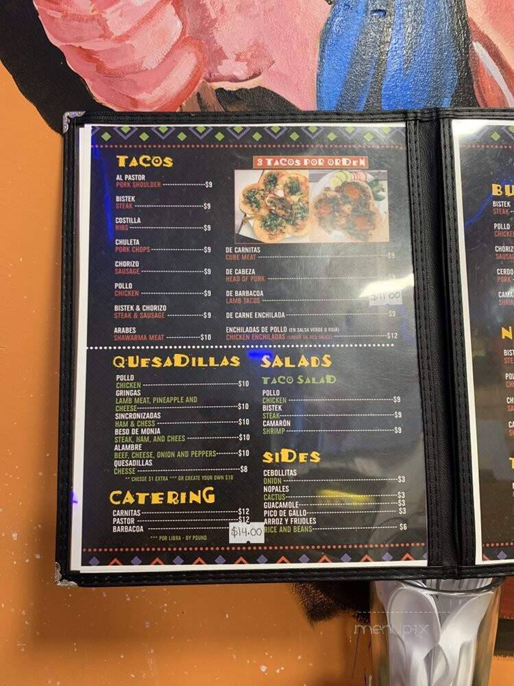 Taqueria Mexican Restaurant - Staten Island, NY menu_pic