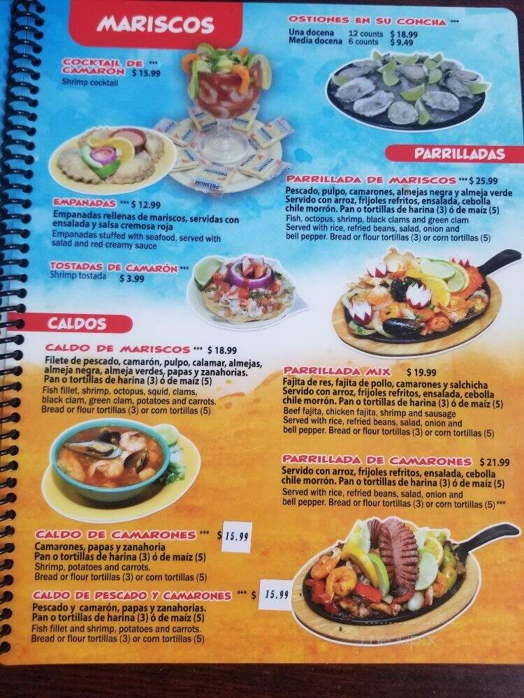 Tortilleria El Taquito Marisquero - Austin, TX menu_pic