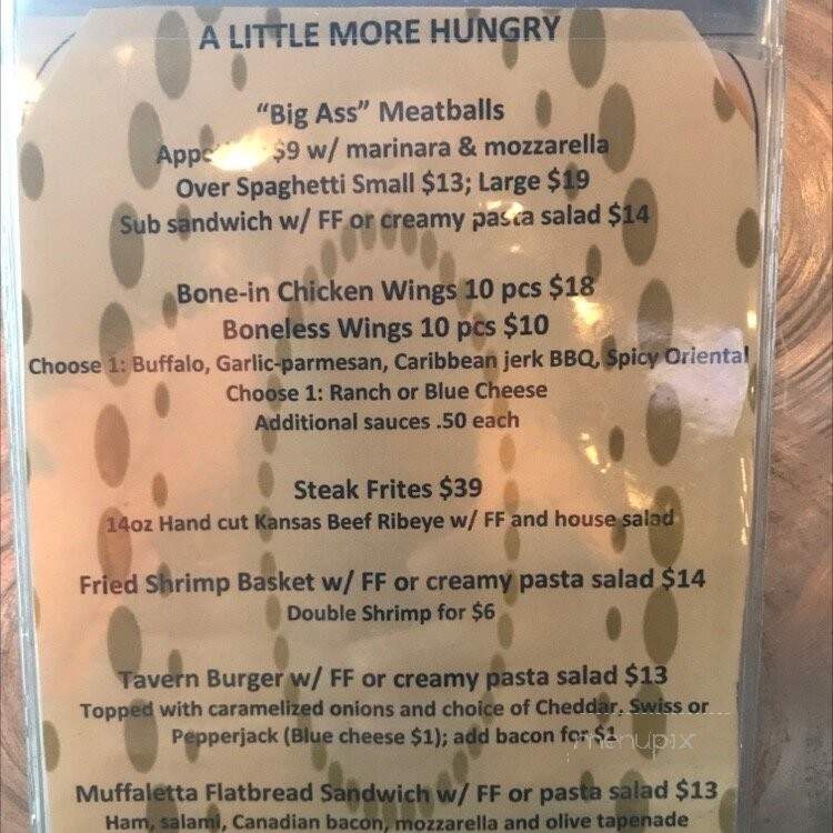 Up To No Good Tavern - Apalachicola, FL menu_pic