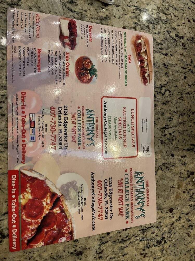 Anthony's Pizza - Orlando, FL