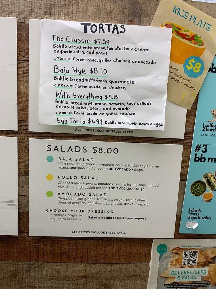 BurritoBreak - Los Angeles, CA menu_pic