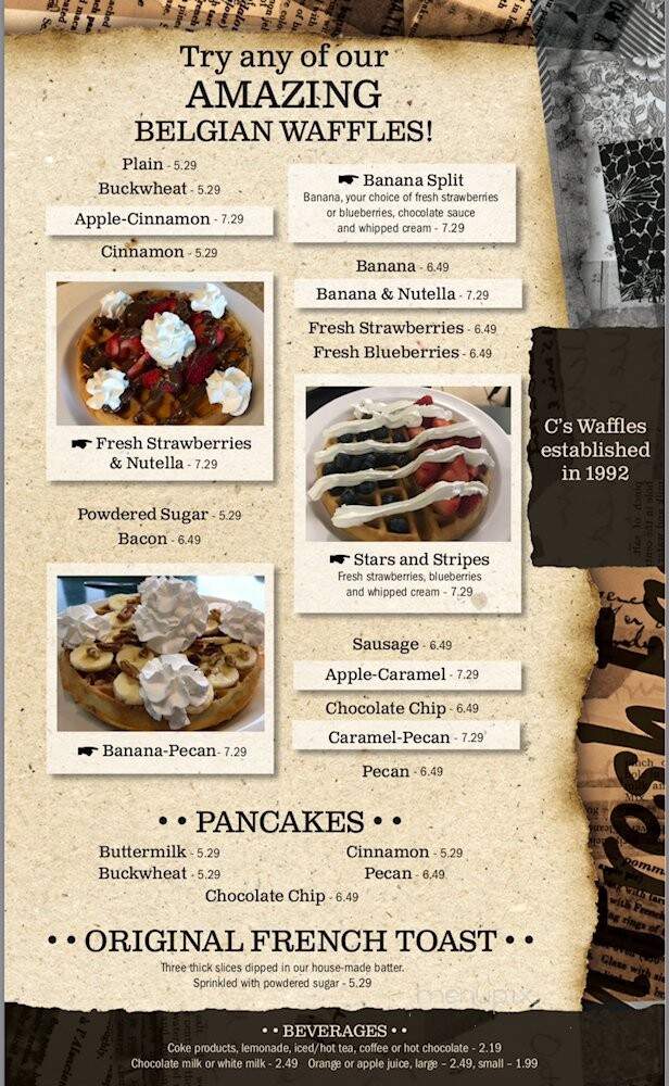 C's Waffles Port Orange - Port Orange, FL menu_pic