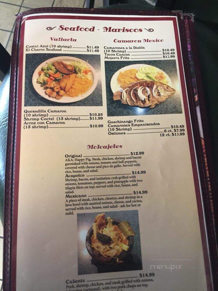 El charro - Coffeyville, KS menu_pic