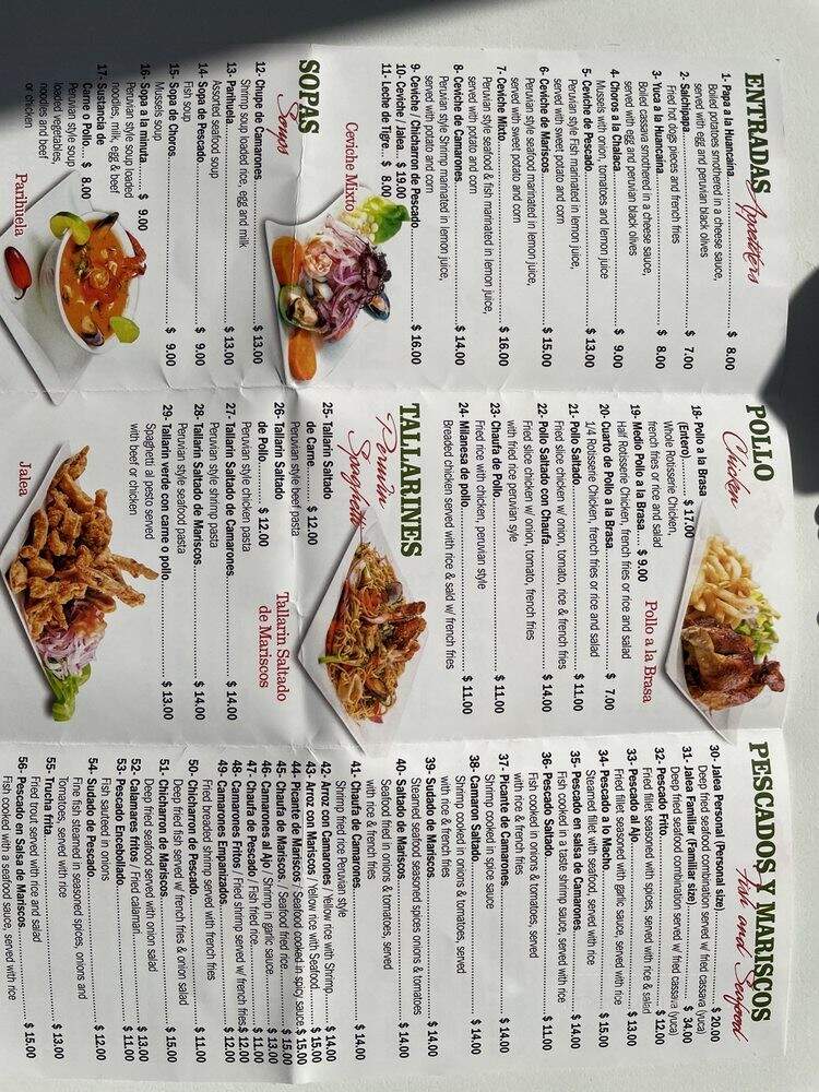 La Gladys Restaurant ll - Mamaroneck, NY menu_pic
